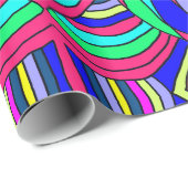 Farbiges Chaos Geschenkpapier (Rolleneckpunkt)