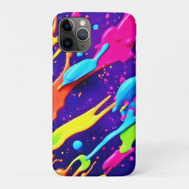 Farbiges Chaos im Abstrakten Spritzer Case-Mate iPhone Hülle