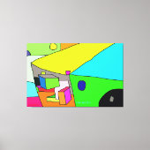 Farbiges Chaos Leinwanddruck (Vorderseite)