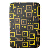 Farbiges Chaos: Random Color Splashes Badematte (Vorderseite Vertikal)