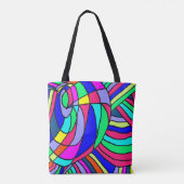 Farbiges Chaos Tasche (Rückseite)