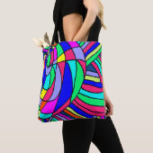 Farbiges Chaos Tasche (Von Nahem)