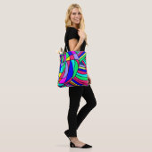 Farbiges Chaos Tasche (Am Model)