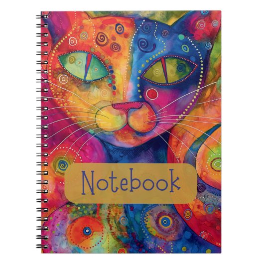 Farbiges Chat-Notebook Notizblock (Vorderseite)