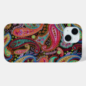 Farbiges Chic Hübsch Paisley Blumenmuster Case-Mate iPhone Hülle (Rückseite (Horizontal))