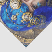 Farbiges Chic Steampunk Tissue Paper Seidenpapier (Ausschnitt)