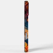 Farbiges chinesisches Portrait Case-Mate iPhone Hülle (Rückseite / Rechts)