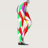 Farbiges Chromatisches Muster Leggings (Rechts)