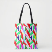 Farbiges Chromatisches Muster Tasche (Vorderseite)