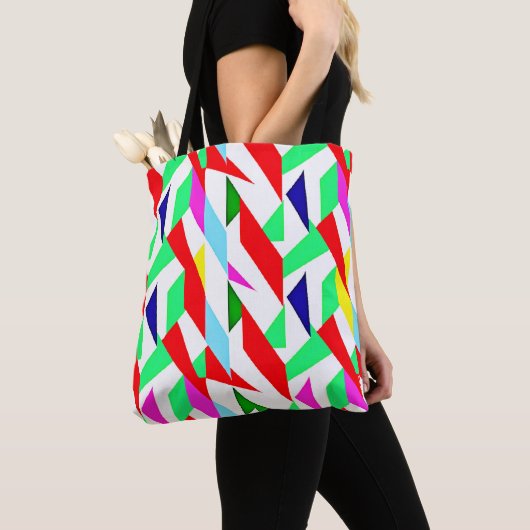 Farbiges Chromatisches Muster Tasche (Von Nahem)