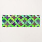 Farbiges Circle Star Quilt Muster Yogamatte (Rückseite (Horizontal))