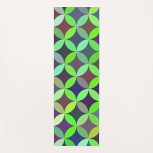 Farbiges Circle Star Quilt Muster Yogamatte