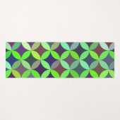 Farbiges Circle Star Quilt Muster Yogamatte (Vorderseite (Horizontal))