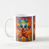 Farbiges Clown-Party Kaffeetasse (Links)