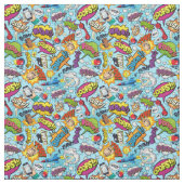 Farbiges Comic-Buchmuster Stoff (Muster)