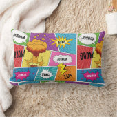 Farbiges Comic Personalisierter Name Pop Art Lendenkissen (Decke)