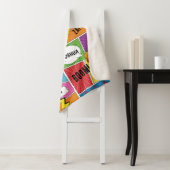 Farbiges Comic Personalisierter Name Pop Art Sherpadecke (Beispiel)