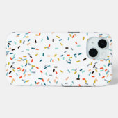 Farbiges Confetti Fall Pattern Case-Mate iPhone Hülle (Rückseite (Horizontal))