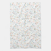 Farbiges Confetti Fall Pattern Geschirrtuch (Vertikal)