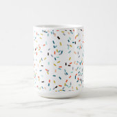 Farbiges Confetti Fall Pattern Kaffeetasse (Mittel)