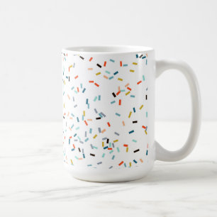 Farbiges Confetti Fall Pattern Kaffeetasse