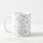 Farbiges Confetti Fall Pattern Kaffeetasse (Links)