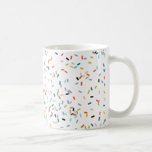 Farbiges Confetti Fall Pattern Kaffeetasse