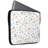 Farbiges Confetti Fall Pattern Laptopschutzhülle (Vorne Rechts)