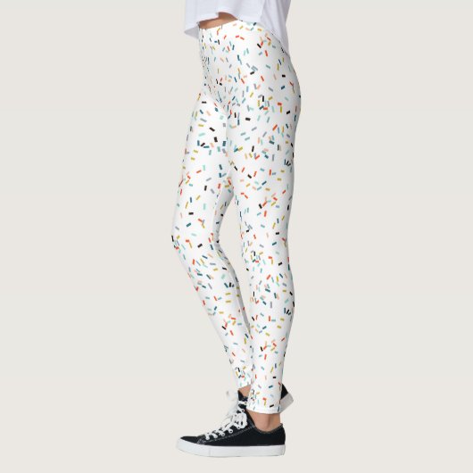 Farbiges Confetti Fall Pattern Leggings (Links)