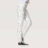 Farbiges Confetti Fall Pattern Leggings (Rechts)