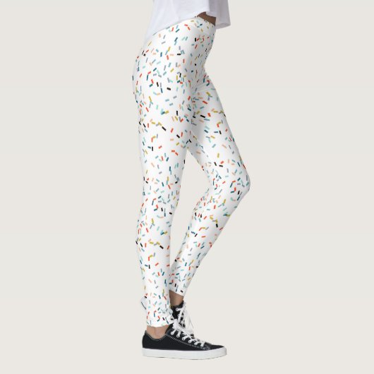 Farbiges Confetti Fall Pattern Leggings (Rechts)
