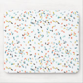 Farbiges Confetti Fall Pattern Mousepad (Vorne)