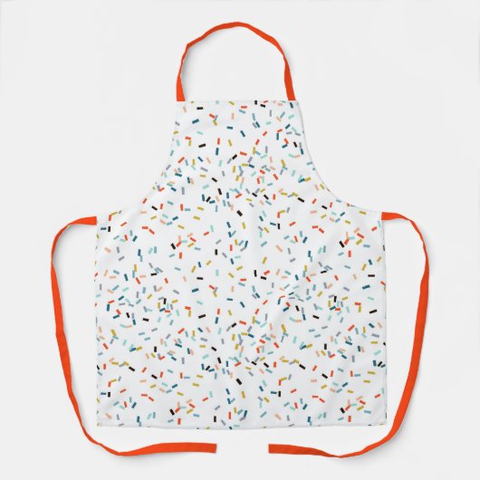 Farbiges Confetti Fall Pattern Schürze (Vorderseite)