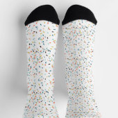 Farbiges Confetti Fall Pattern Socken (Oben)