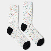 Farbiges Confetti Fall Pattern Socken (Rechts)