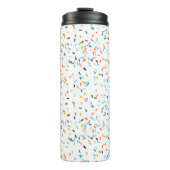 Farbiges Confetti Fall Pattern Thermosbecher (Vorderseite)