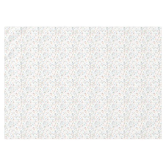 Farbiges Confetti Fall Pattern Tischdecke (Vorderseite (Horizontal))