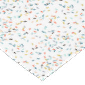 Farbiges Confetti Fall Pattern Tischdecke (Schrägansicht)