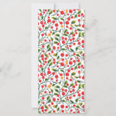 Farbiges Corporate Merry & Bright Weihnachts-Party (Rückseite)