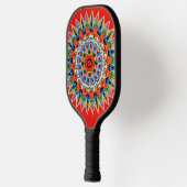 Farbiges Costa Rica Folklore-Design Pickleball Schläger (Links)