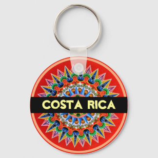 Farbiges Costa Rica Schlüsselanhänger