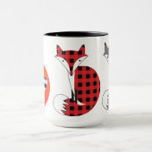 Farbiges Country Fox Design Tasse (Zentrum)