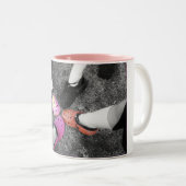 Farbiges Crocs u. weiche Schuh-Tasse Zweifarbige Tasse (VorderseiteRechts)