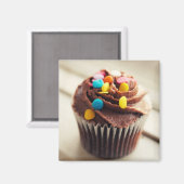 Farbiges Cupcake-Fotomagazin Magnet (Vorderseite/Rückseite)