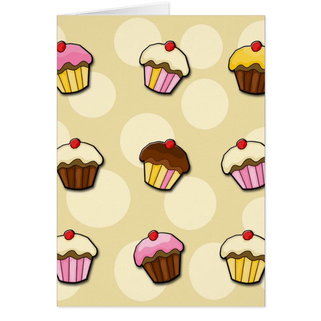 Farbiges Cupcakes-Muster (Vorne)