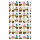 Farbiges Cupcakes-Muster Kleine Geschenktüte (Rückseite)