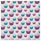 Farbiges Cupcakes-Muster Stoff (Muster)