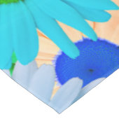 Farbiges Daisy Blume Muster Tischdecke (Schrägansicht)