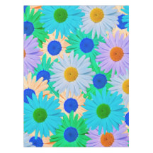 Farbiges Daisy Blume Muster