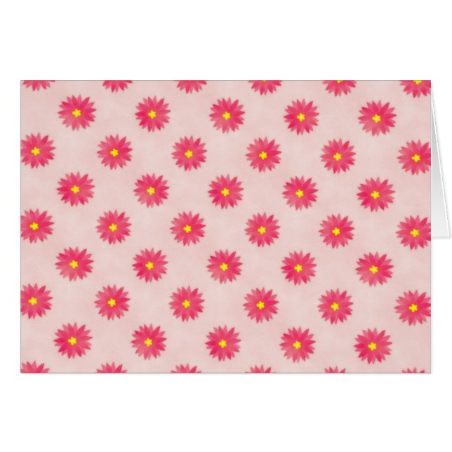 Farbiges Daisy Pattern (Vorderseite (Horizontal))